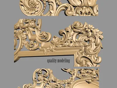 BED luxury for CNC router 3D model