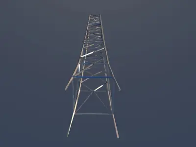 Pylon Tower Low-poly 3D model