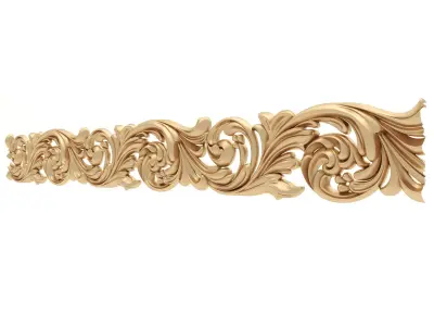 Ceiling Molding 4 - For CNC and Interior 3D model