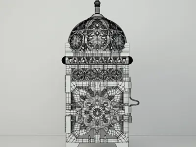 Moroccan Lantern Set 3D model