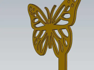 Wonderful Artificial Butterfly Home and Garden And Lawn Decor 3D model