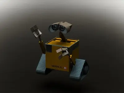 Wall e - robot Free 3D model