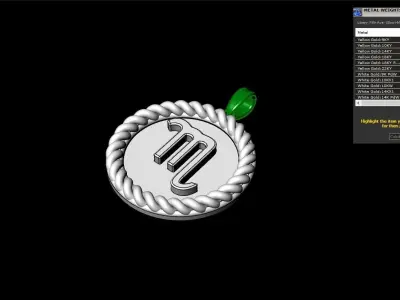 Zodiac sign Scorpio model 857 3D print model