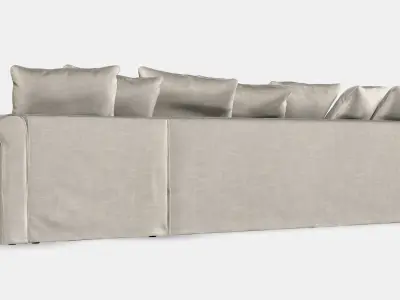 GRONLID Cover for 4-seat sofa Low-poly 3D model
