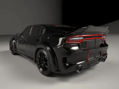 American Muscle Car 3D model