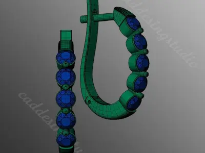 Earrings sm13 3D print model