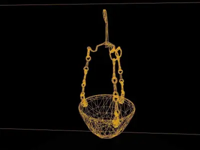 Ironpan medieval for torch UE4 Free low-poly 3D model