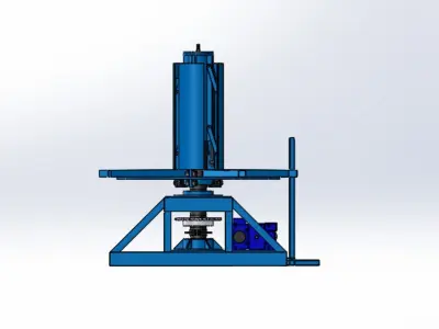 Horizontal decoiler 3D print model