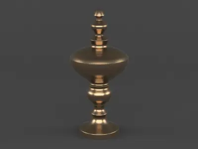 Gold Jars 3D model