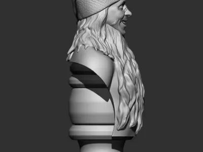 Killer Santa claus Bust 3D print model