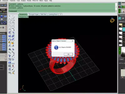 Cluster ring 3D print model purchase