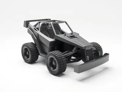OffRoad Buggy Model Pack Low-poly 3D model