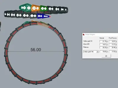 Serpenti Bvlgari Snake Bracelet 3D print model