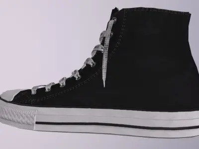 CONVERSE SHOES PBR Low-poly 3D model