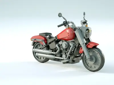 LEGO Motorbike 3D model