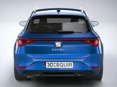 Seat Leon Sportstourer 2020 3D model