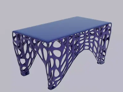  Coffee Table Low-poly 3D model