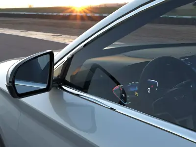 2026 BYD SealU EV with lowpoly interior Low-poly 3D model