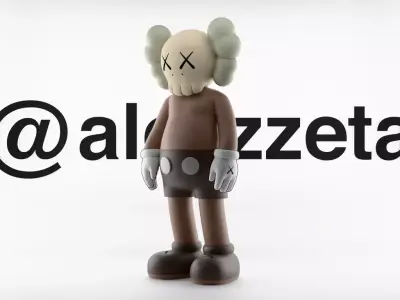 Kaws Companion Textured Low-poly 3D model