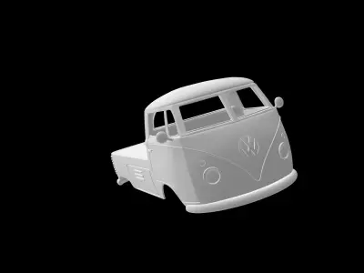 Volkswagen T1 Pickup 3D print model