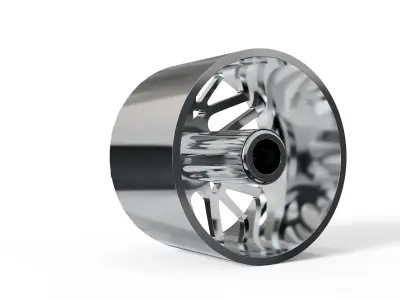 FRONT forgiato Twisted Maglia-D DURO DUALLY WHEEL 3D print model