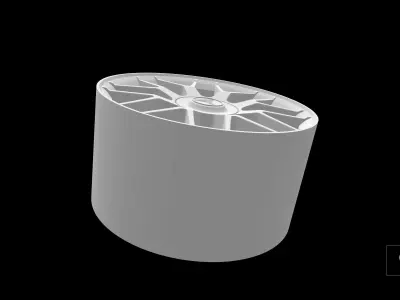 Mercedes Benz  CLAQ  GT1 oem scalable and printable rims 3D print model