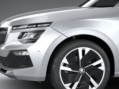 Skoda Kamiq 2024 3D model