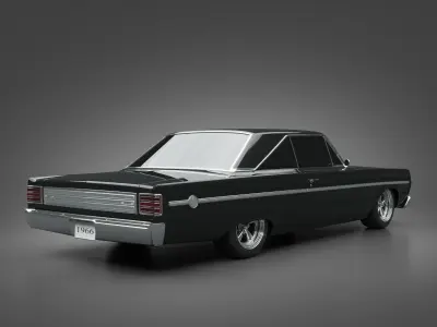 1966 Plymouth Belvedere II 3D model