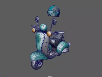 TOON Bike 3D model