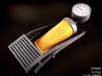 Car Detail Low-poly 3D model