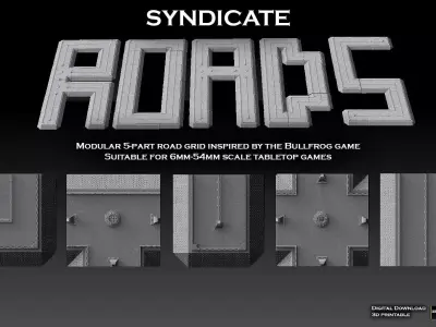 Syndicate Roads 3D print model