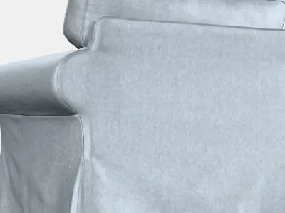 EKTORP Armchair 2 Low-poly 3D model
