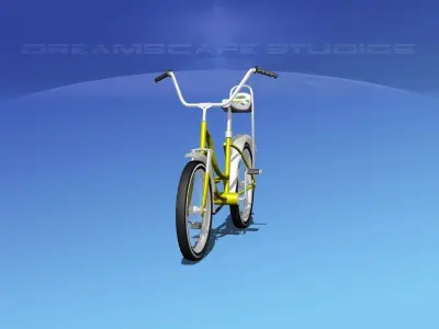 Girls Bike 1970 3D model