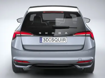Skoda Scala 2024 3D model