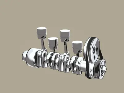 4AGE blacktop anime style model for blender with animation 3D model