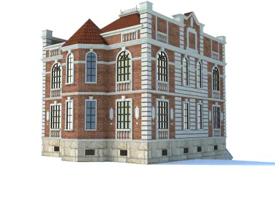 House 2 3D model victorian 3D model