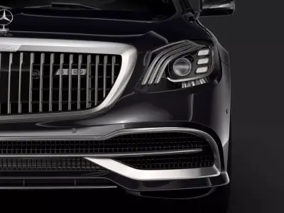 Mercedes Maybach S 650 Pullman Guard VV222 2019 3D model