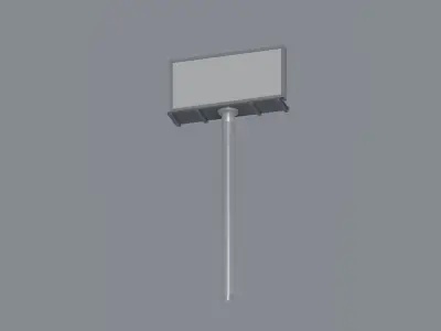 Advertising Board 3D model