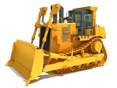 Bulldozer 3D model