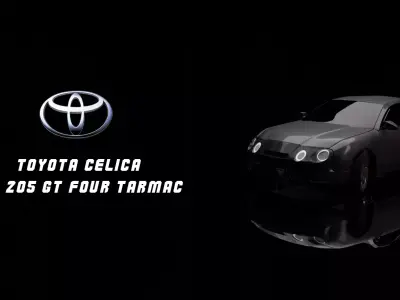 Toyota Celica ST 205 GT Four tarmac 3D model