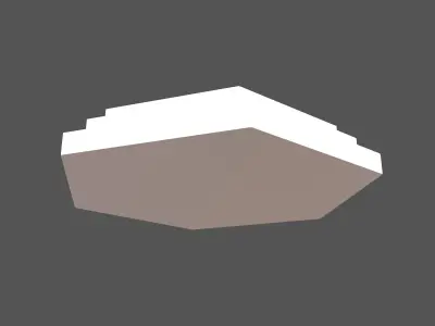 Podium Stage v3 004 Low-poly 3D model