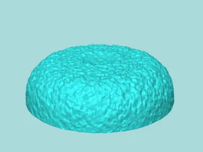 Sunflower Center 06 - Silicone Mold Maker - Template 3D print model