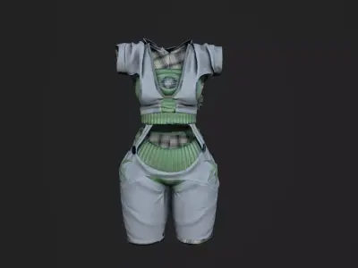 Annea Sport Cloth Free 3D model