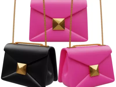 Valentino Garavani One Stud Bag Low-poly 3D model