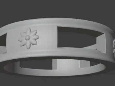 Rose ring  Free 3D print model