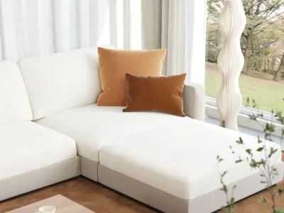 Parisian interior scene 3D model 3D model