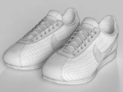 Nike Cortez 3D model