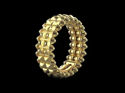 ClasI-I Double Ring 3D print model