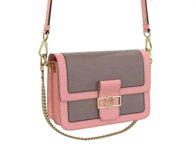 Louis Vuitton Dauphine Bag Pink 3D model