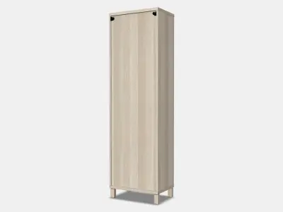 BESTA Cabinet unit 3 Low-poly 3D model